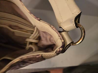 MICHAEL KORS Embossed Leather Python Print Shoulder Bag - Thumbnail 8