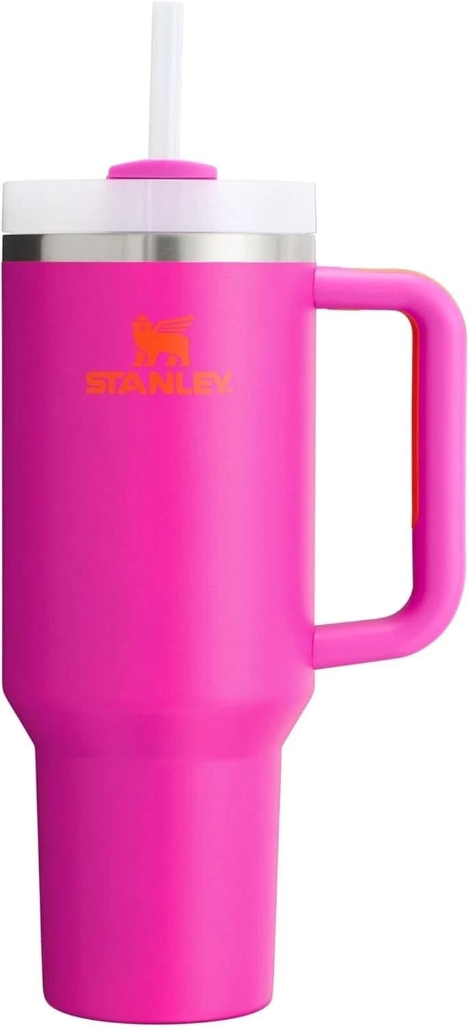 Stanley X Flowstate Quencher H2.0 40oz Travel Tumbler - Vivid Violet NEW
