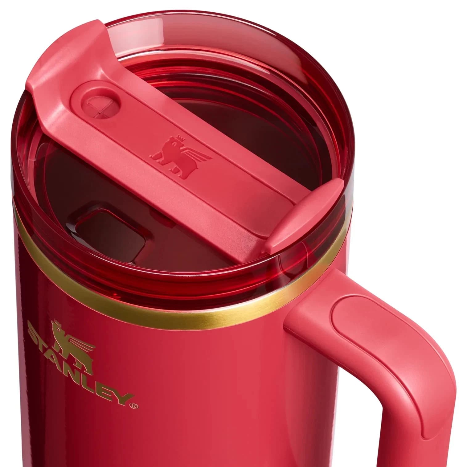 Stanley X FlowState Quencher H2.0 40oz Tumbler HOLLY BERRY GLOSS NEW - Thumbnail 3