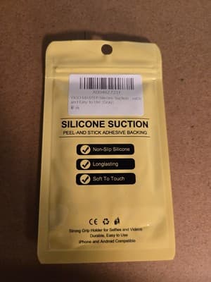 Silicone Suction Cup Back Peel & Stick On Surface Grip Holder For Phone & Case - Thumbnail 5