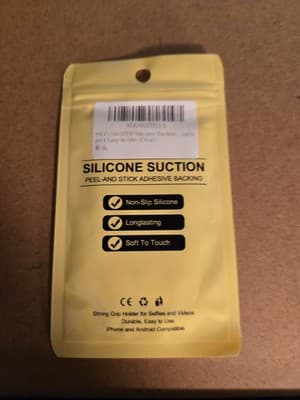 Silicone Suction Cup Back Peel & Stick On Surface Grip Holder For Phone & Case - Thumbnail 2