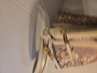 MICHAEL KORS Embossed Leather Python Print Shoulder Bag - Thumbnail 9