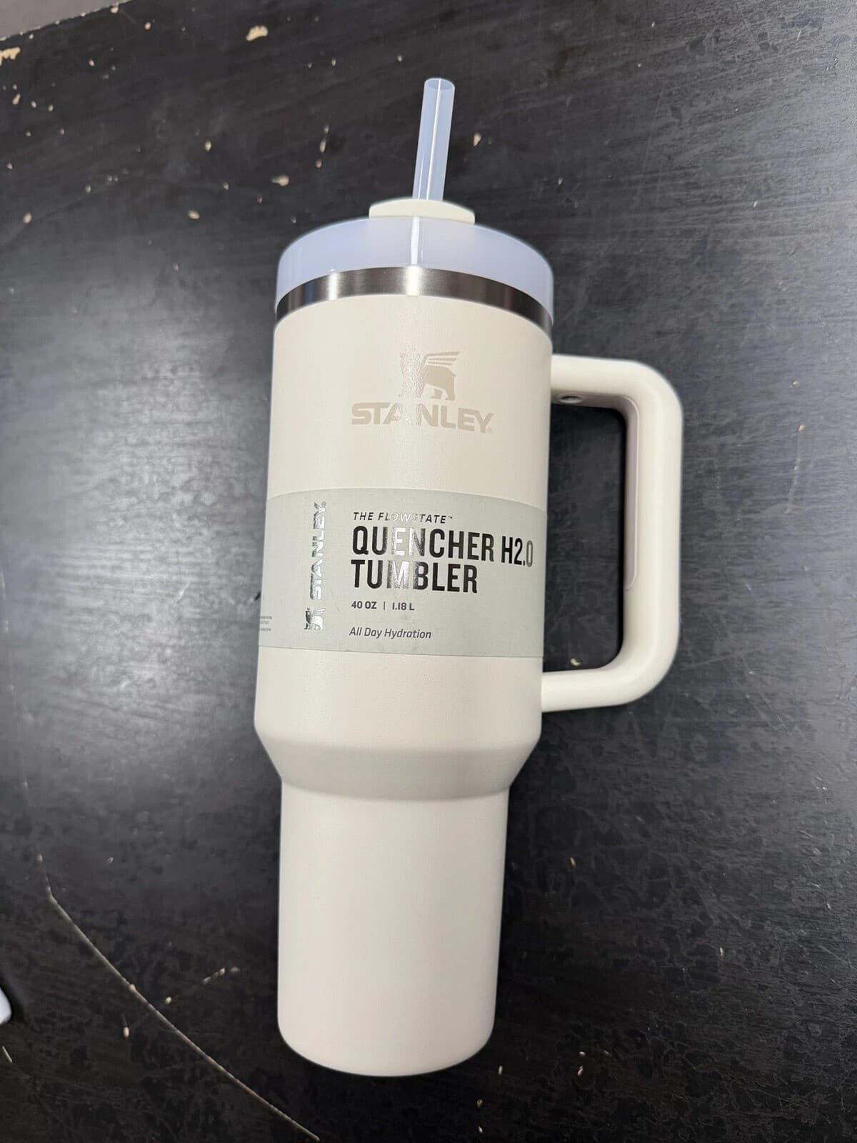 Stanley X Adventure Quencher Insulated Travel Mug Tumbler 40oz - Cream Tonal - Image 1