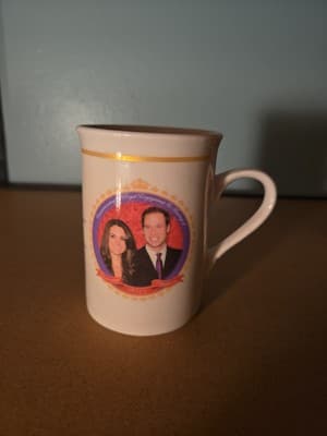 Royal Wedding Coffee Mug Cup Prince William and Catherine Kate Middleton - Image 1