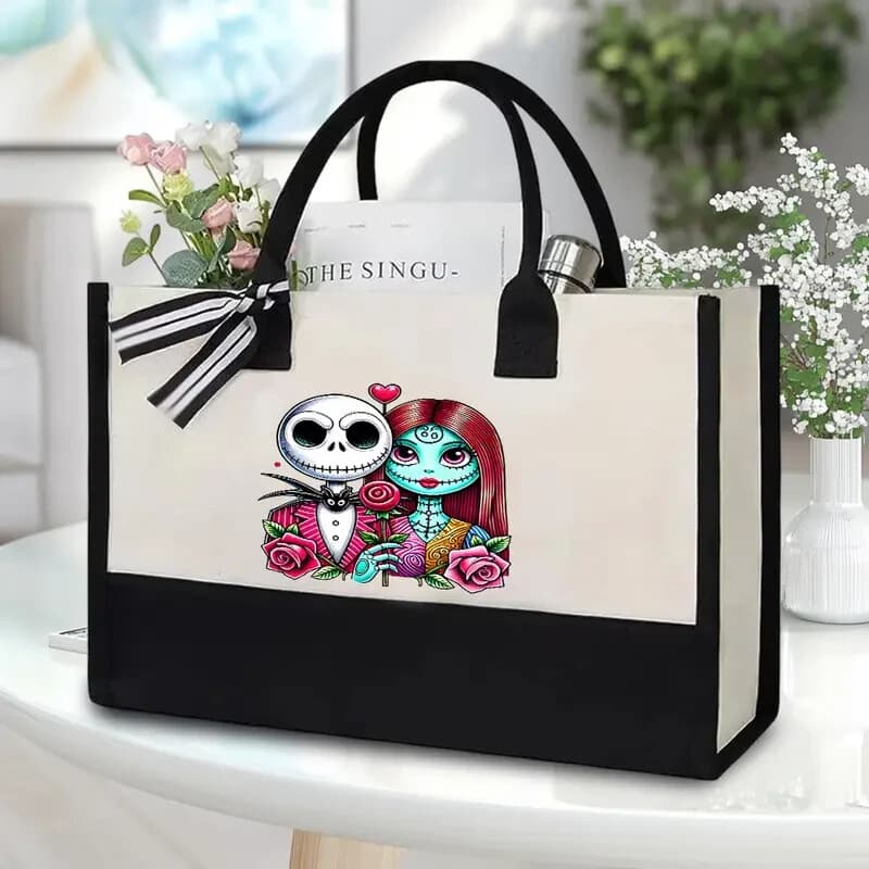 Nightmare Before Christmas Canvas Tote Bag New - Image 1