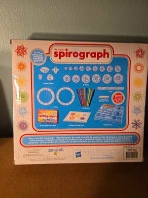 The Original Spirograph Drawing Set +Markers SpiralGraph Creative 30+ Pieces NEW - Thumbnail 5
