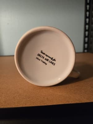 Vintage Delta Airlines First Class Mayer China Tea Cup By Abco Trading - Thumbnail 5