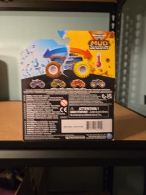 2025 Spin Master Monster Jam Mud Blasters Color Change Blue Thunder - Thumbnail 2