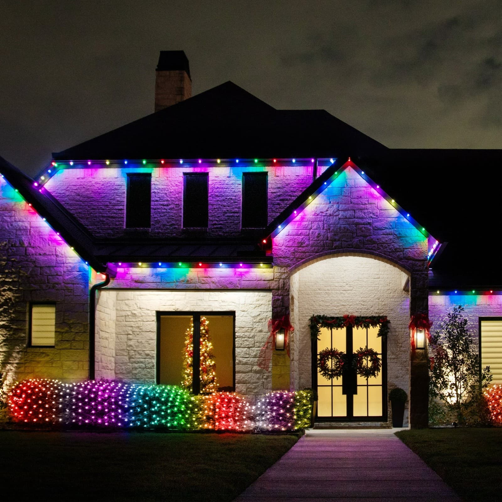 AppLights PERMANENT™ Starter Kit Christmas Light String with 72 LEDs, 100 feet - Thumbnail 5