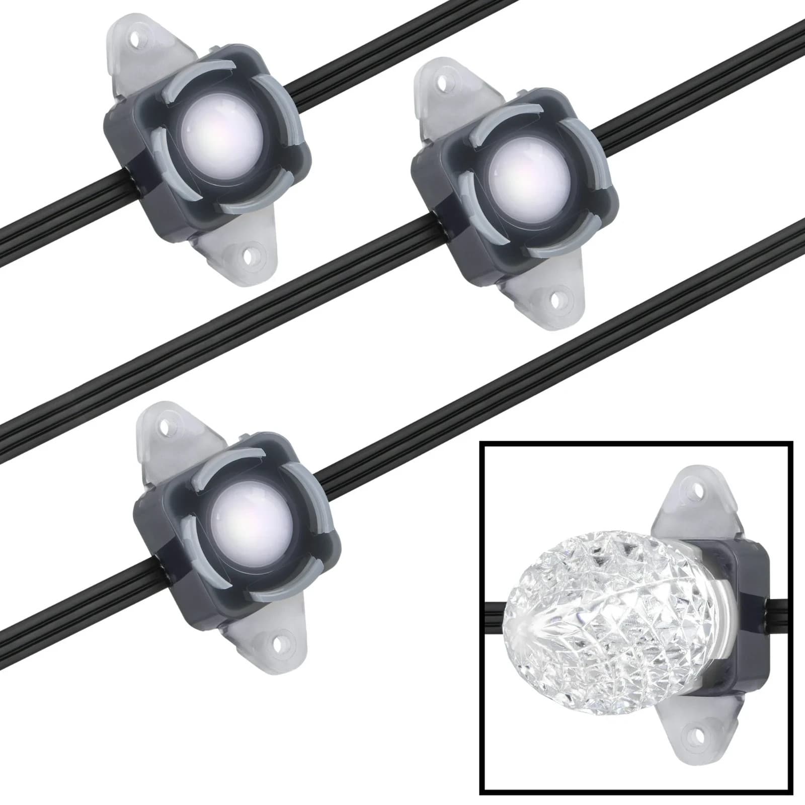 AppLights PERMANENT™ Starter Kit Christmas Light String with 72 LEDs, 100 feet - Thumbnail 9