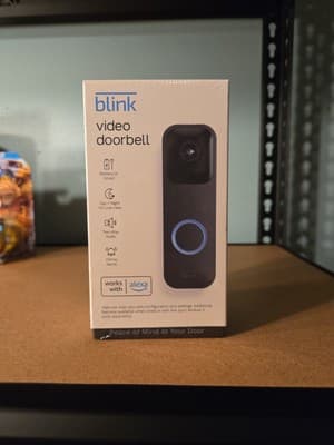 Blink Video Doorbell - Black (Standalone) - Image 1