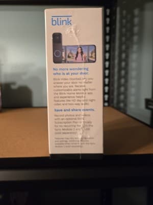 Blink Video Doorbell - Black (Standalone) - Thumbnail 6