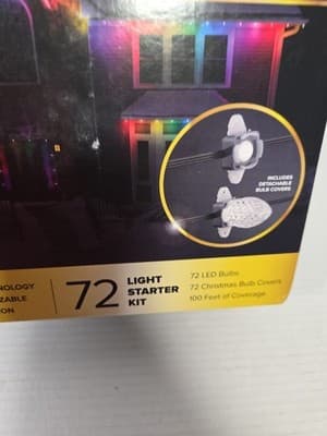 AppLights PERMANENT™ Starter Kit Christmas Light String with 72 LEDs, 100 feet - Thumbnail 19