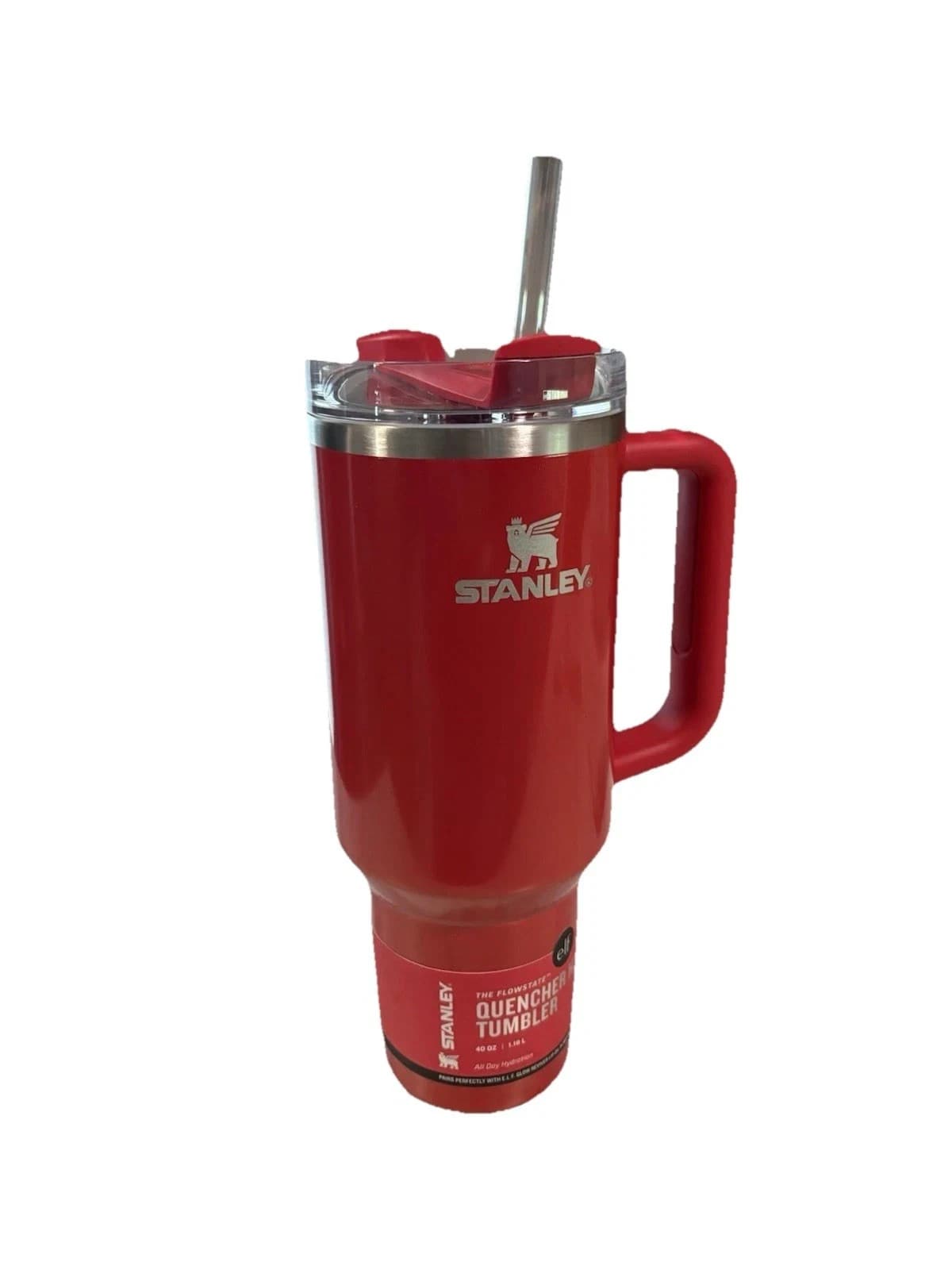 Stanley x ELF 40 oz Quencher Red Delicious Tumbler Limited Edition NEW - Image 1