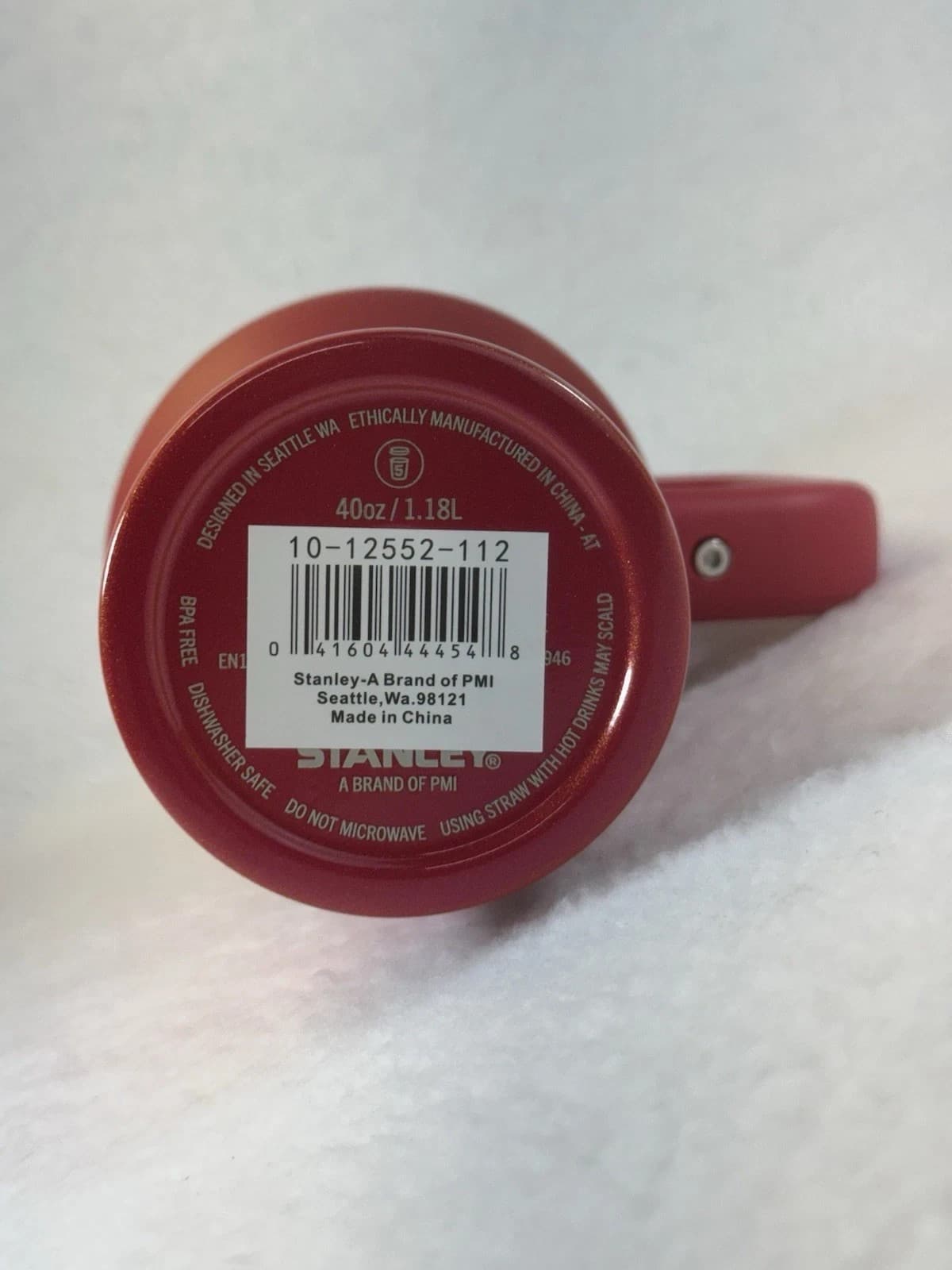 Stanley x ELF 40 oz Quencher Red Delicious Tumbler Limited Edition NEW - Thumbnail 3