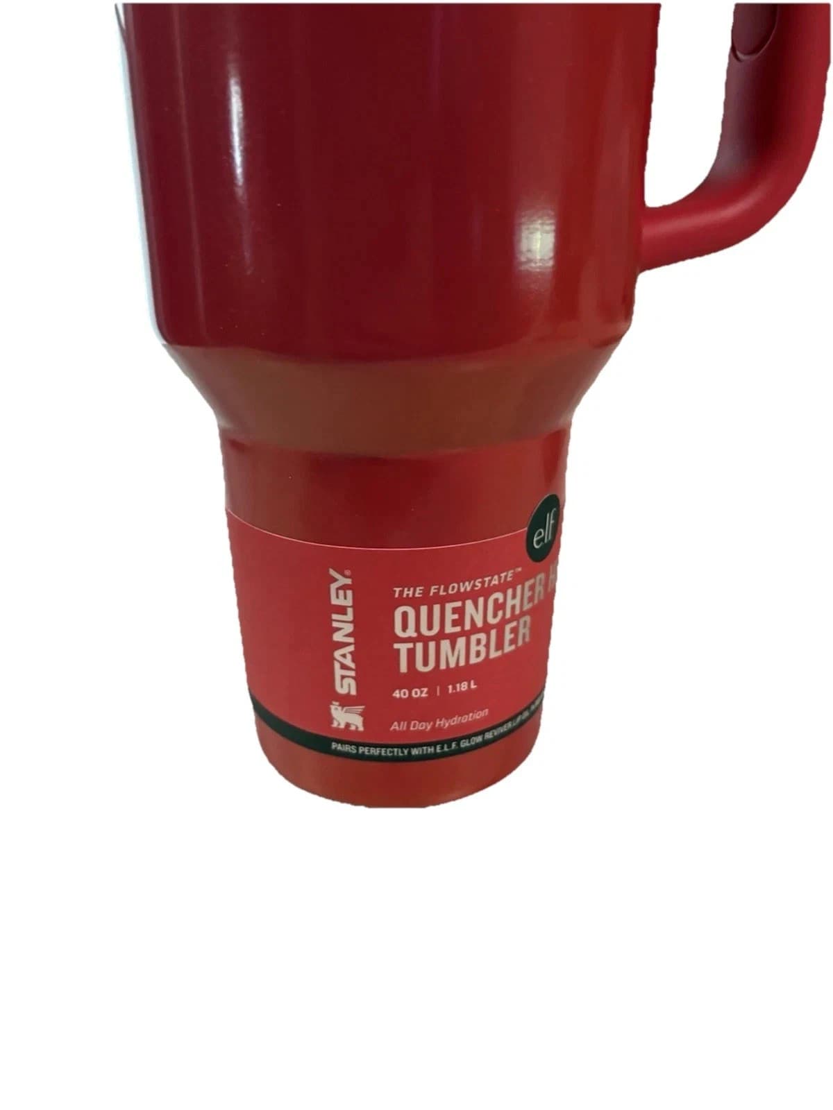 Stanley x ELF 40 oz Quencher Red Delicious Tumbler Limited Edition NEW - Thumbnail 4