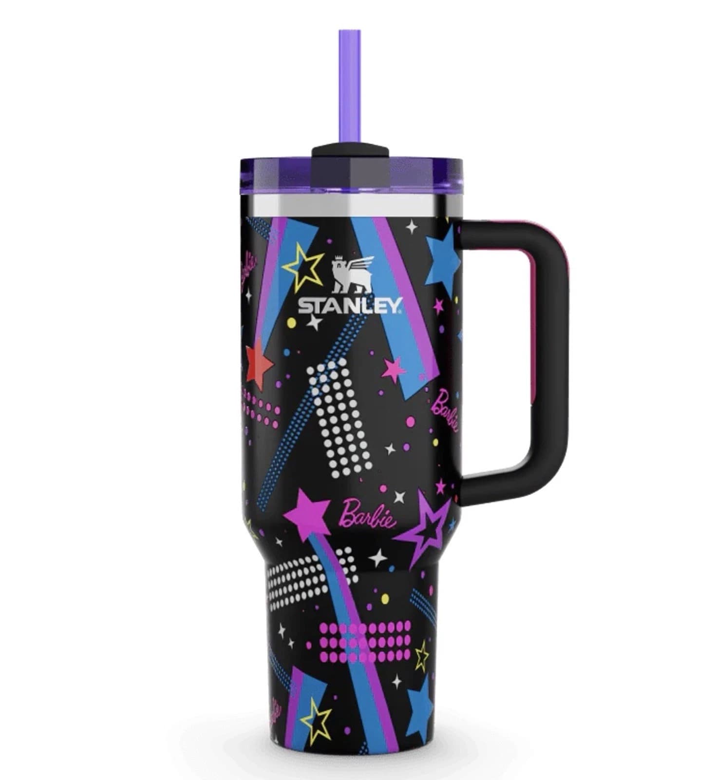 Stanley x Barbie THE ROCKERS Limited Edition QUENCHER H2.0 40oz Tumbler New - Thumbnail 2