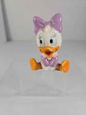Vintage Disney Babies Daisy, Goofy 2.5” Ceramic Figurines - Thumbnail 3