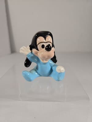 Vintage Disney Babies Daisy, Goofy 2.5” Ceramic Figurines - Thumbnail 2