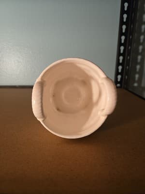 Tiffany & Co Vintage 60’s Ceramic Weaved Basket Footed 4” White Stamped EUC - Thumbnail 6