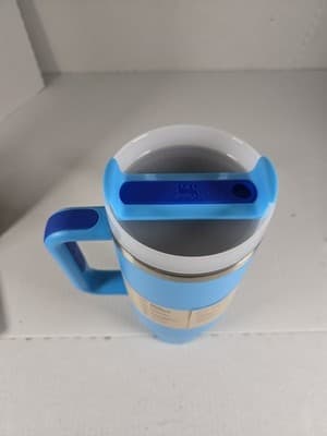 Stanley X Flowstate Quencher H2.0 Tumbler 40oz Azure Blue BRAND NEW - Thumbnail 4