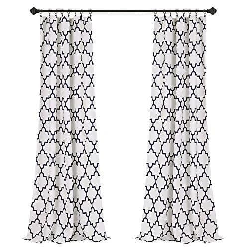 Bellagio Room Darkening Insulated Geometric Design Window Panel Drape 52x108 NEW - Thumbnail 7