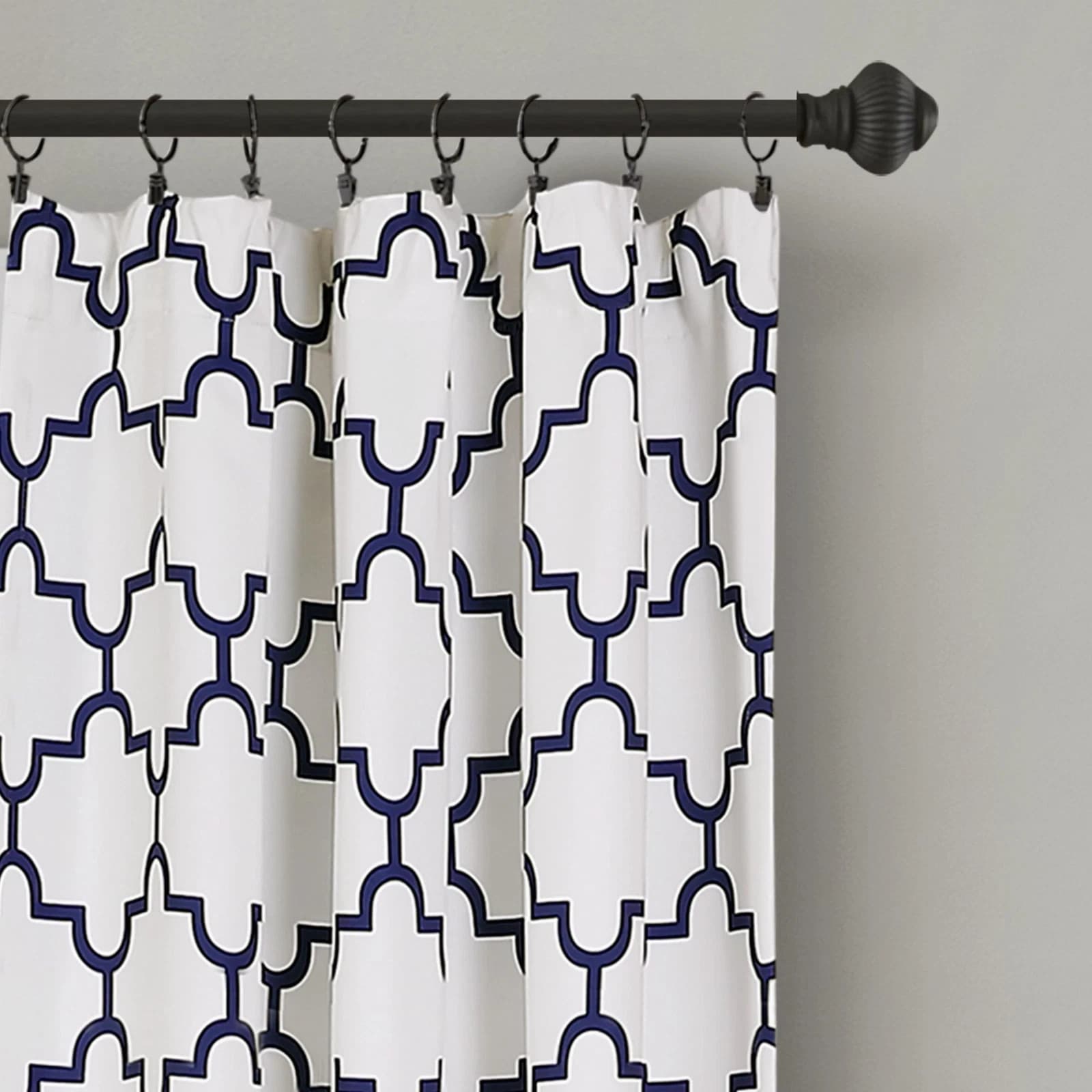 Bellagio Room Darkening Insulated Geometric Design Window Panel Drape 52x108 NEW - Thumbnail 8