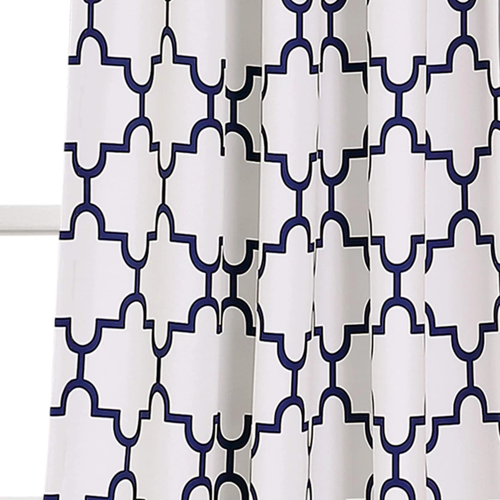 Bellagio Room Darkening Insulated Geometric Design Window Panel Drape 52x108 NEW - Thumbnail 6