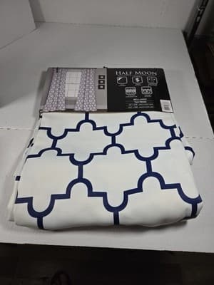 Bellagio Room Darkening Insulated Geometric Design Window Panel Drape 52x108 NEW - Thumbnail 11