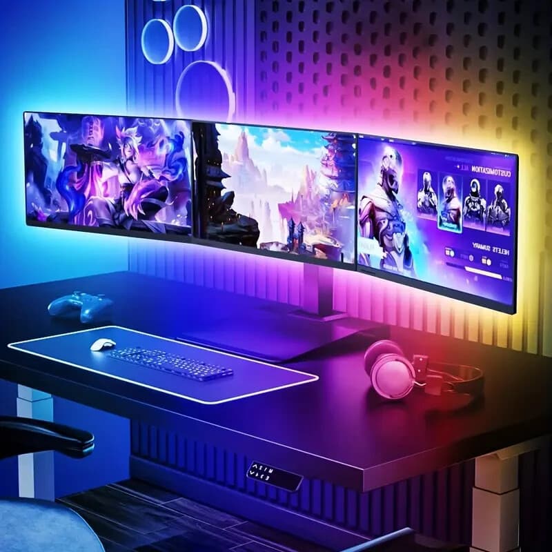 TV LED Lights,16.4Ft LED Lights for 45-75 Inch TV, RGB Color Changing Light Stri - Thumbnail 5