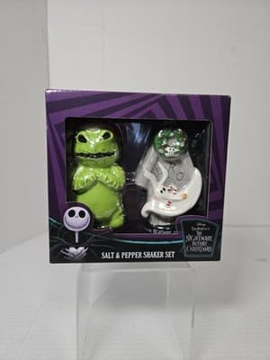 Disney Tim Burton's The Nightmare Before Christmas Salt & Pepper Shaker Set (B38