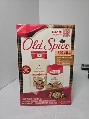 Old Spice HolidudeEdition Snickerdudel Sugar cookie Body Wash Deodorant 🎁 🎄Set - Image 1