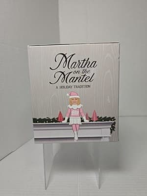 NEW Martha Stewart "Martha on The Mantel" Holiday Snow Globe Snowglobe NIB - B26 - Thumbnail 3