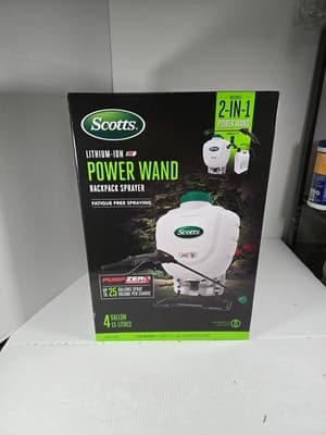 Scotts 4 Gallon Lithium-Ion Power Wand Backpack Sprayer