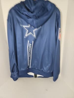 Dallas Cowboys XL Blue Zip Up Hoodie - Thumbnail 2