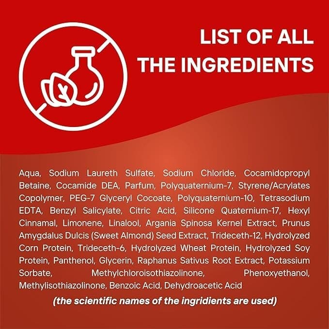 Oriense Professional Shampoo for Color Protection - Argan & Sweet Almond Extract - Thumbnail 6