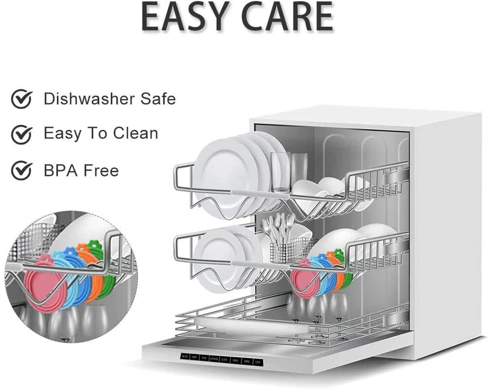 5 Pack Pet Can Covers/Dog Cat Food Can Lids/Universal BPA Free/Silicone Pet F... - Thumbnail 4