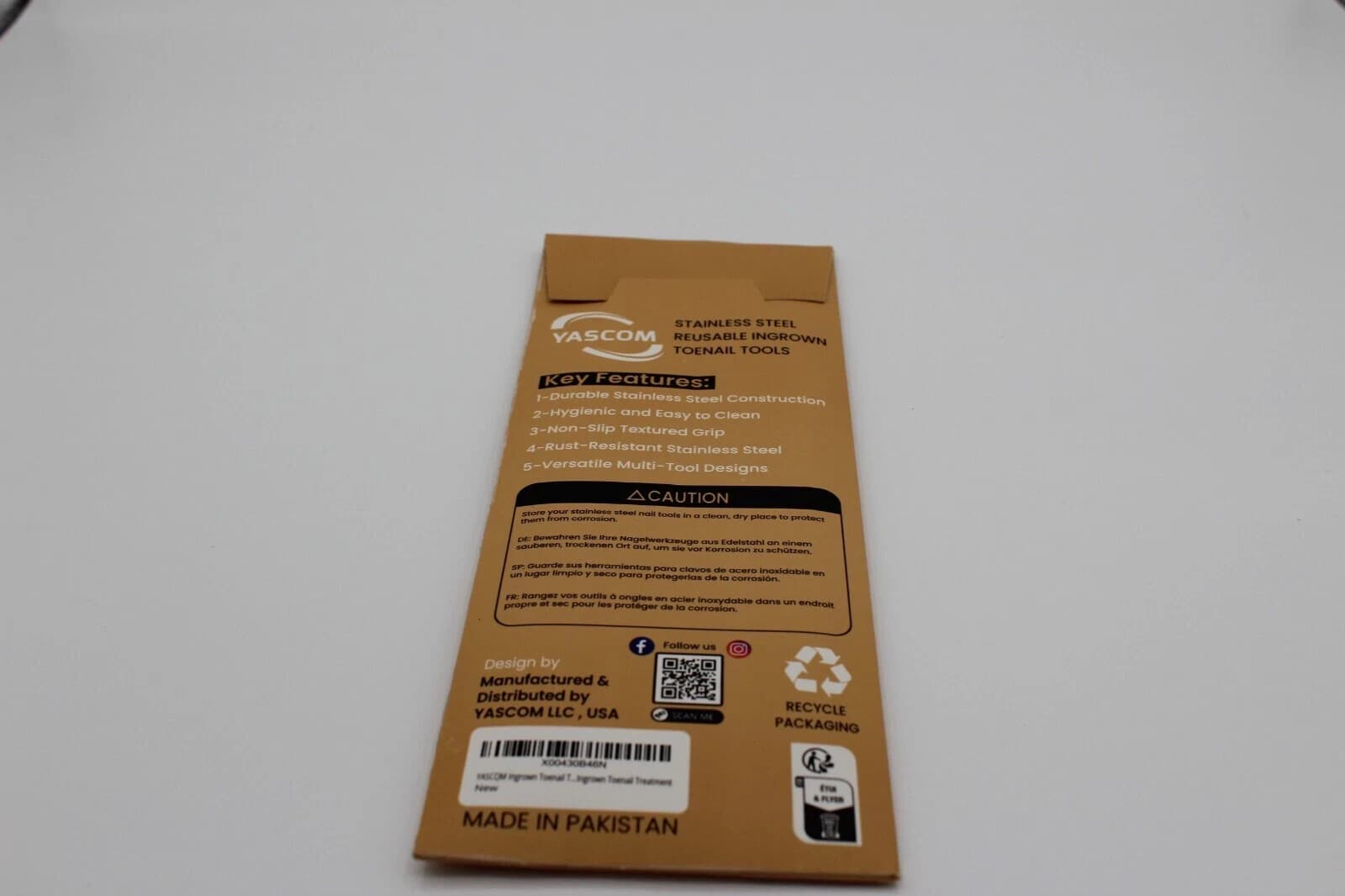 6-Pack Ingrown Toenail File and Lifters, Professional Surgical Stainless Steel - Thumbnail 2