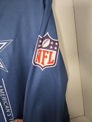 Dallas Cowboys XL Blue Zip Up Hoodie - Thumbnail 5