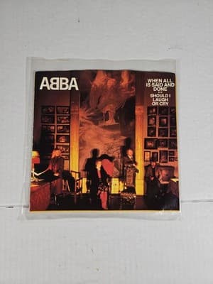 ABBA - When All Is Said And Done/ The Visitors 1981 Atlantic 45RPM - Image 1