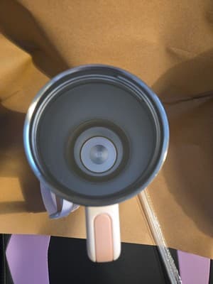 40 oz Christmas Tumbler with Handle and Straw, Stainless Steel Tumbler with L... - Thumbnail 4