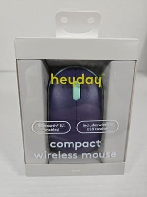 Heyday Wireless Usb Mouse Purple Bluetooth 5.1 - Thumbnail 4