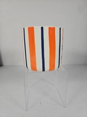 Detroit Tigers Striped Coffee Mug 4" NEW - Thumbnail 4