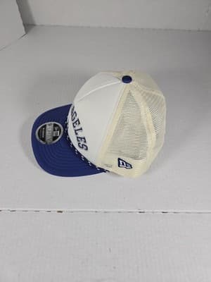 New Era 9Forty MLB Los Angeles Dodgers Game Cap Adjustable-White - Thumbnail 8