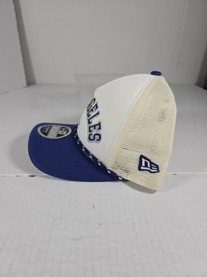 New Era 9Forty MLB Los Angeles Dodgers Game Cap Adjustable-White - Thumbnail 2