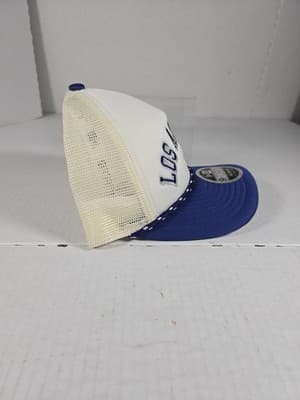 New Era 9Forty MLB Los Angeles Dodgers Game Cap Adjustable-White - Thumbnail 3