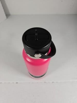 Hydro Flask 32oz Water Bottle Wide Mouth Flex Cap & Straw Lid "Zinnia" NEW - Thumbnail 5