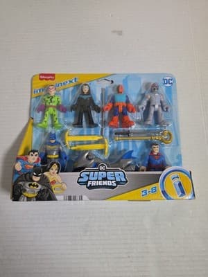 Mattel Fisher-Price Imaginext DC Super Friends Deluxe Action Figure Pack - Image 1