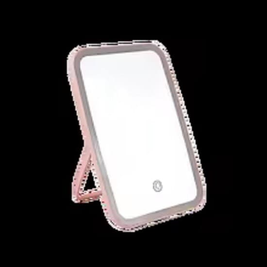 LED Travel Lighted Makeup Mirror 3 Colors Light Modes Portable Mirror with Light - Thumbnail 6
