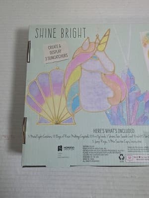 STMT D.I.Y Crystal Window Art “Stained Glass Like” 3 Suncatcher. Great Gift. NEW - Thumbnail 3